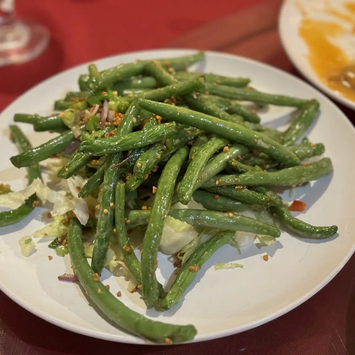sautéed green beans 四季豆